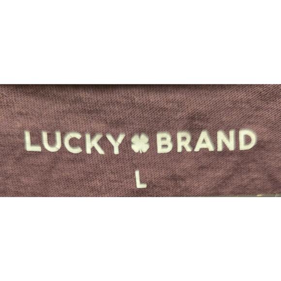 Lucky Brand Brown Vintage Graphic Tee - Short Sleeve-Large - Picture 7 of 8